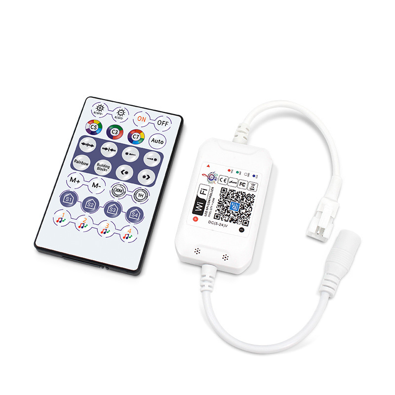 SPI WiFi Alexa LED Controller With RF Remote Control Voice Control SPI WiFi Alexa LED Controller With RF Remote Control Voice Control
